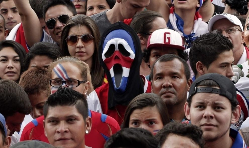 The brightest fans at the 2014 World Cup in Brazil The brightest fans at the 2014 World Cup in Brazil