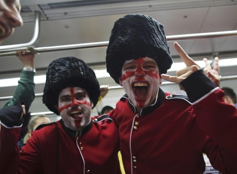 The brightest fans at the 2014 World Cup in Brazil The brightest fans at the 2014 World Cup in Brazil