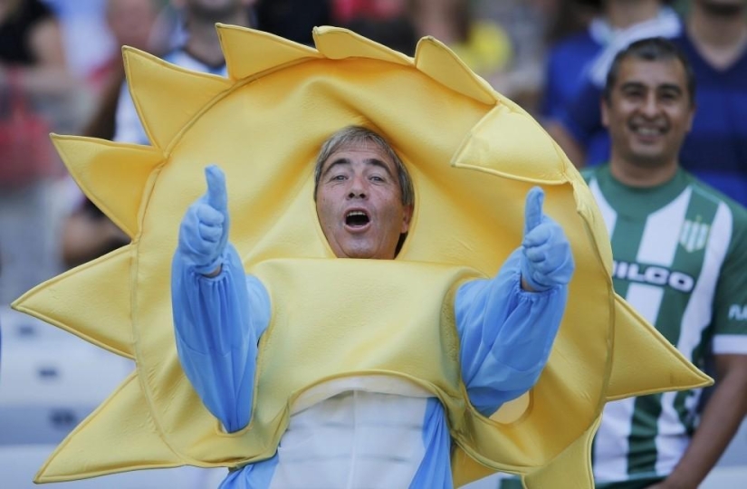 The brightest fans at the 2014 World Cup in Brazil The brightest fans at the 2014 World Cup in Brazil
