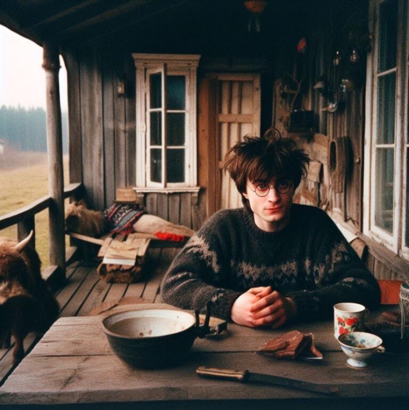 The DALLE-3 neural network sent heroes of films and TV series to the autumn dacha The DALLE-3 neural network sent heroes of films and TV series to the autumn dacha