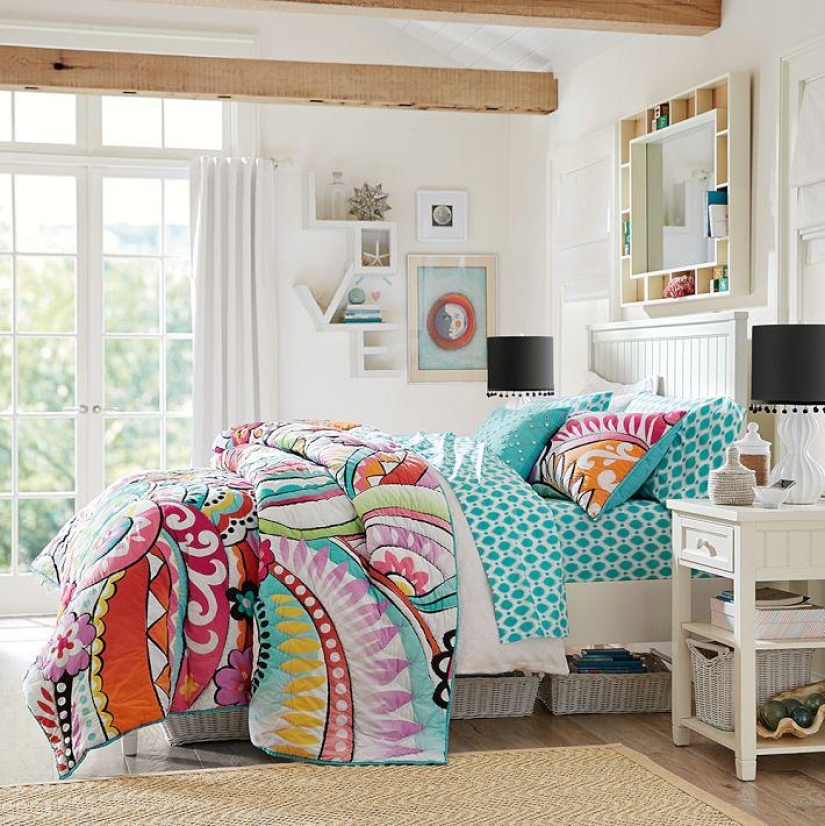 The decoration of the rooms of American teenagers The decoration of the rooms of American teenagers