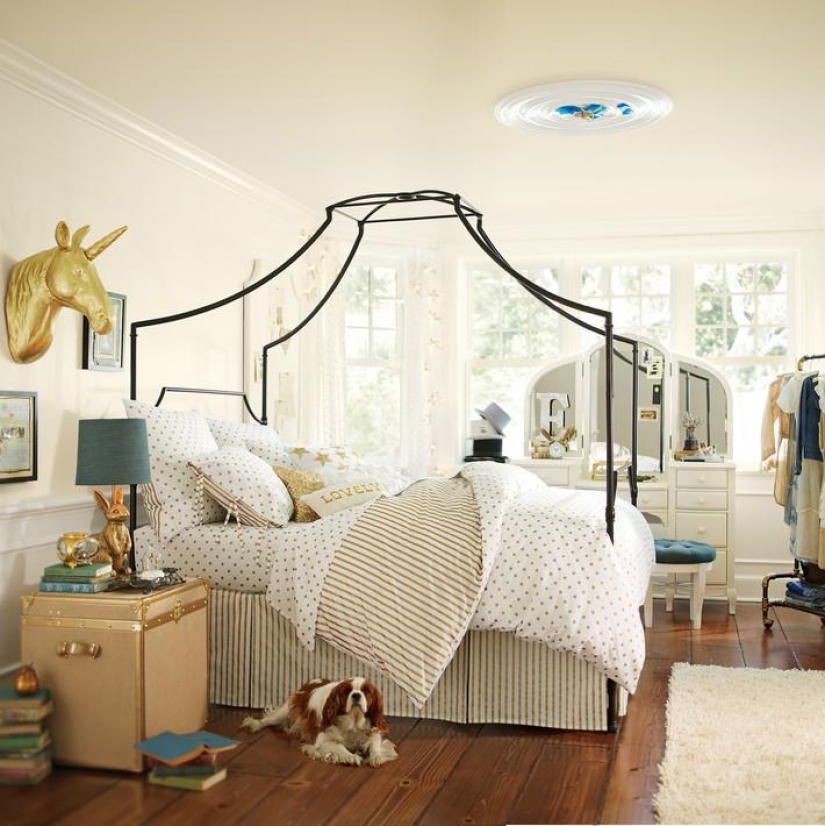 The decoration of the rooms of American teenagers The decoration of the rooms of American teenagers