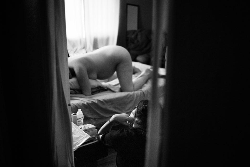 The difficult process of giving birth to a new life