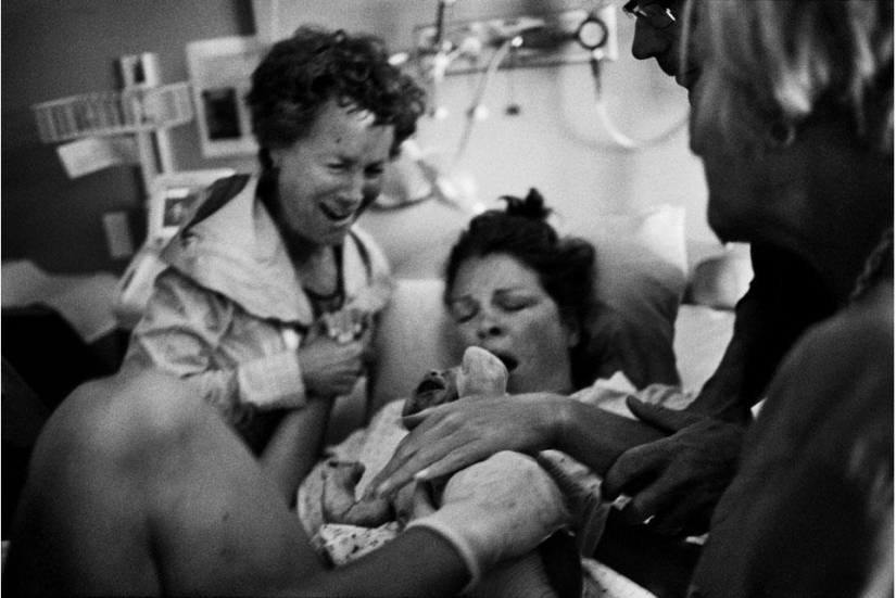 The difficult process of giving birth to a new life