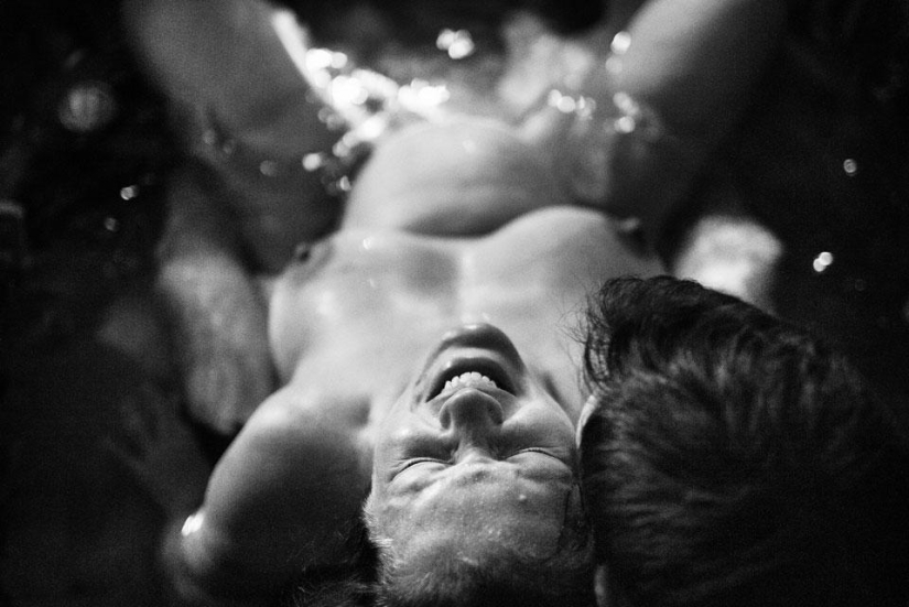 The difficult process of giving birth to a new life