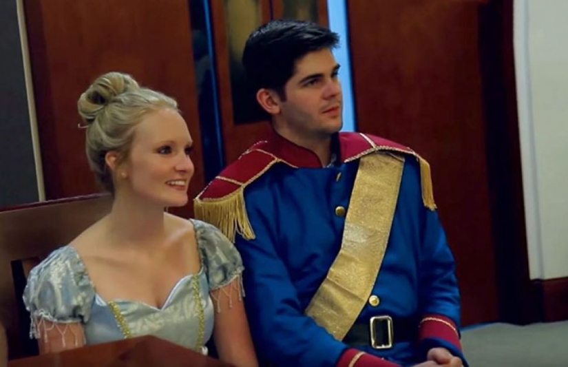 The entire courtroom dressed up in costumes of Disney characters to support a 5-year-old girl