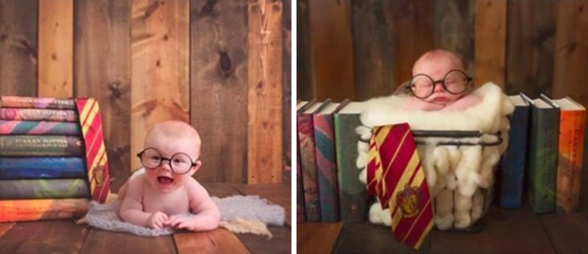 The father made a nursery in the style of Harry Potter for his little wizard