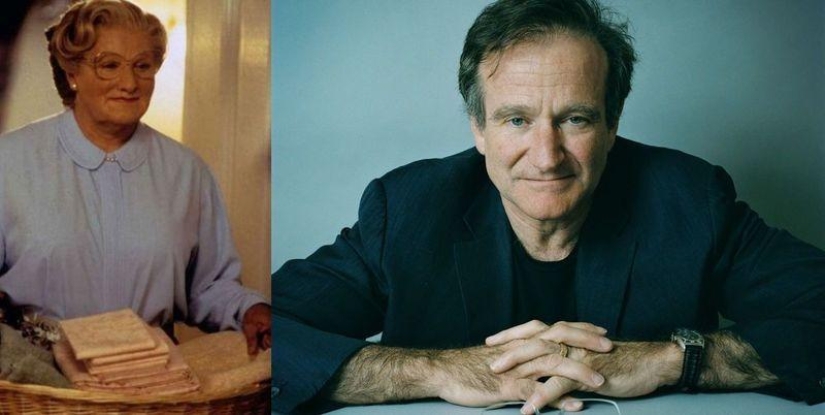 The female role of a male actor