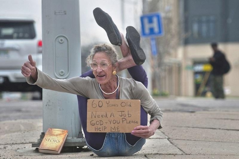 The former Playboy model became a street beggar in her old age