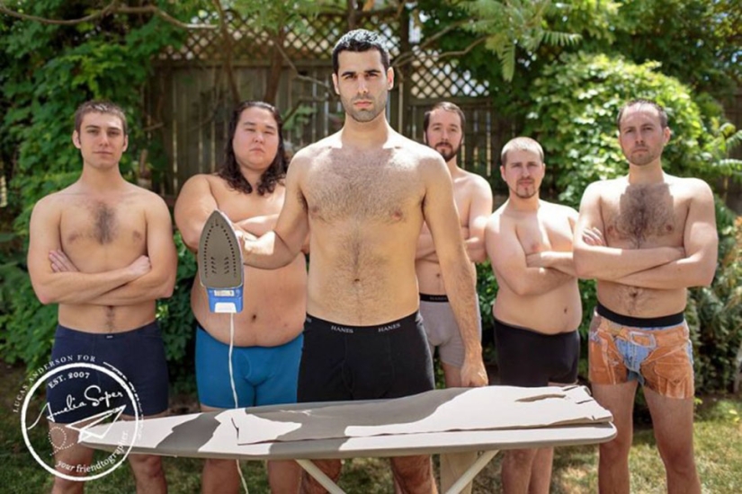 The groom's friends, without whom the wedding photo shoot would be the most boring event The groom's friends, without whom the wedding photo shoot would be the most boring event