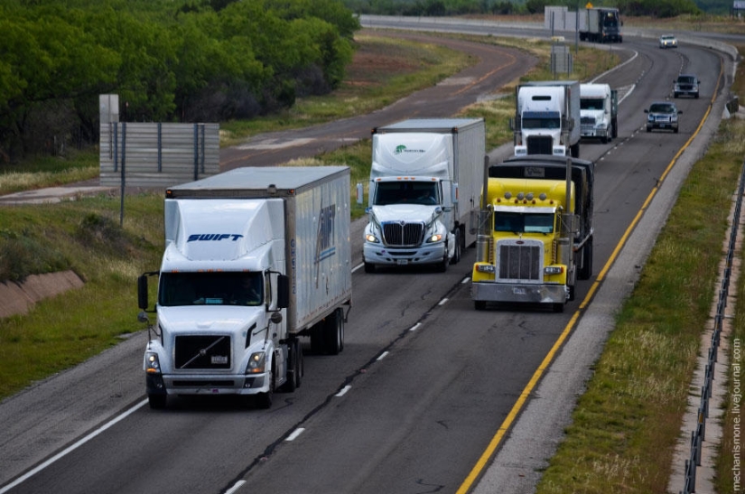 The life of American truckers