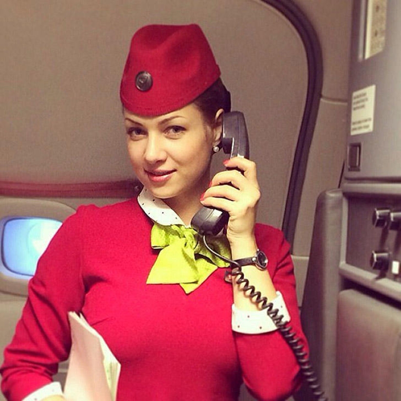 The most beautiful flight attendants in Russia The most beautiful flight attendants in Russia