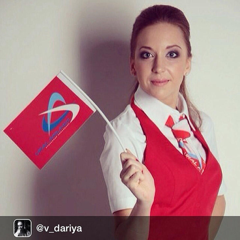 The most beautiful flight attendants in Russia The most beautiful flight attendants in Russia
