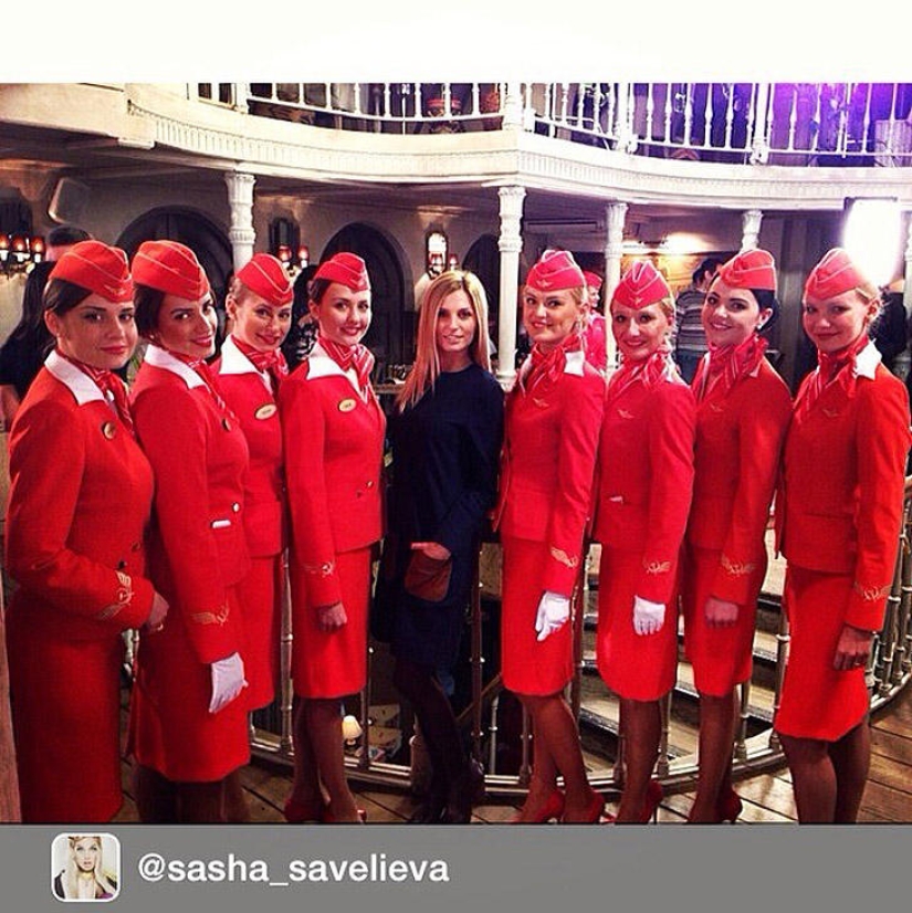 The most beautiful flight attendants in Russia The most beautiful flight attendants in Russia