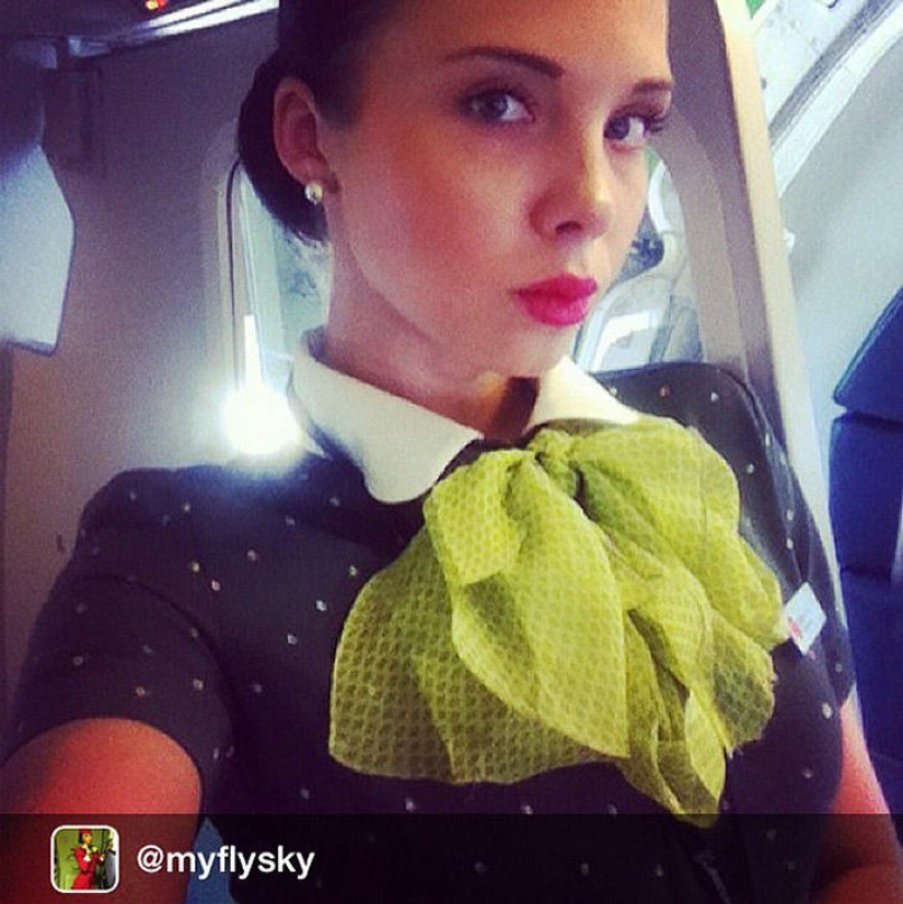 The most beautiful flight attendants in Russia The most beautiful flight attendants in Russia