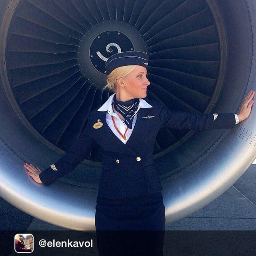 The most beautiful flight attendants in Russia The most beautiful flight attendants in Russia