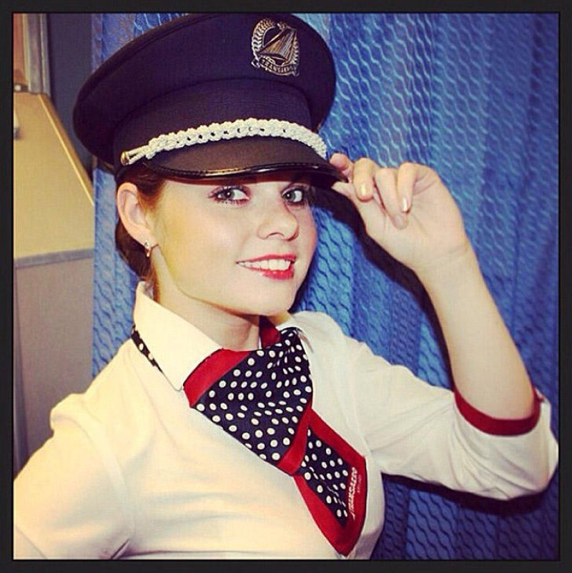 The most beautiful flight attendants in Russia The most beautiful flight attendants in Russia