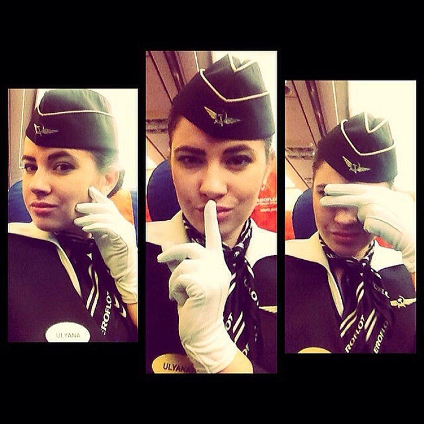 The most beautiful flight attendants in Russia The most beautiful flight attendants in Russia