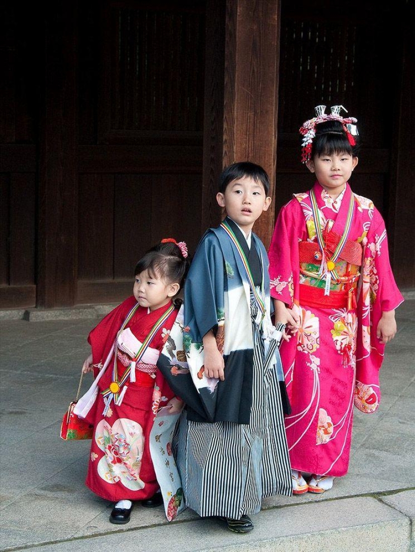 The most charming kids at the Children's holiday in Japan