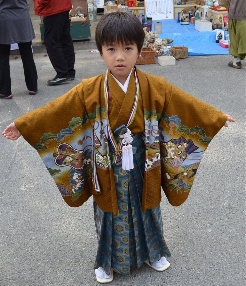 The most charming kids at the Children's holiday in Japan