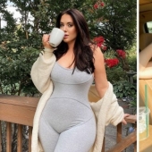 The most famous plus-size model with an unusual figure The most famous plus-size model with an unusual figure