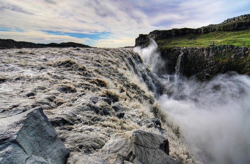 The most powerful waterfall in Europe: Dettifoss The most powerful waterfall in Europe: Dettifoss