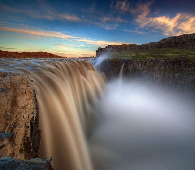 The most powerful waterfall in Europe: Dettifoss The most powerful waterfall in Europe: Dettifoss