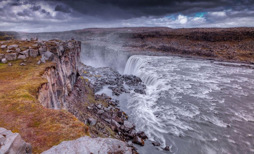 The most powerful waterfall in Europe: Dettifoss The most powerful waterfall in Europe: Dettifoss