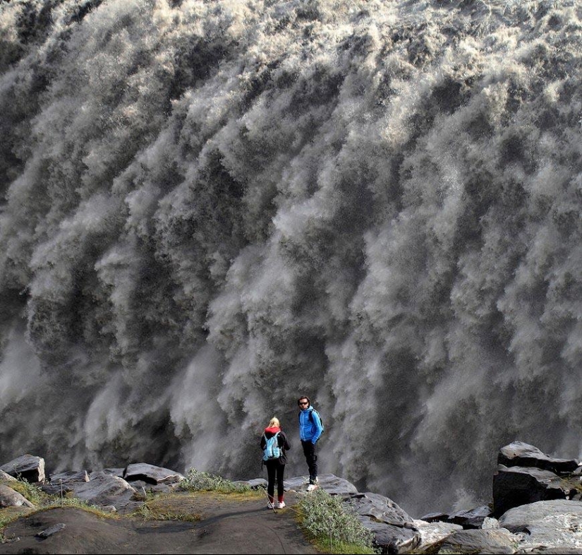 The most powerful waterfall in Europe: Dettifoss The most powerful waterfall in Europe: Dettifoss