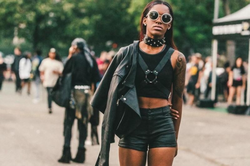 The most stylish and beautiful girls of the festival Afropunk-2014 The most stylish and beautiful girls of the festival Afropunk-2014