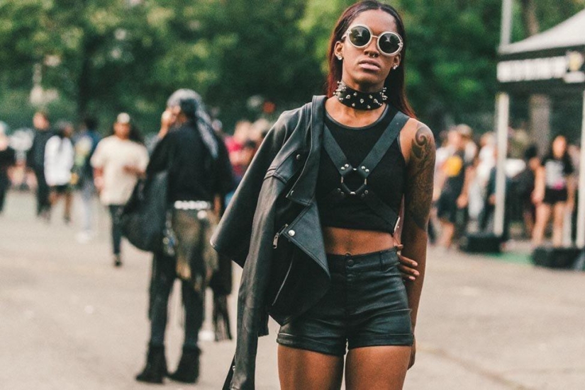 The most stylish and beautiful girls of the festival Afropunk-2014 The most stylish and beautiful girls of the festival Afropunk-2014
