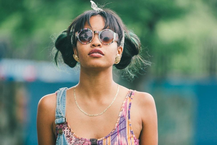 The most stylish and beautiful girls of the festival Afropunk-2014 The most stylish and beautiful girls of the festival Afropunk-2014