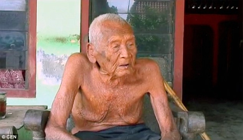 The oldest person in the world, who is 145 years old, lives in Indonesia