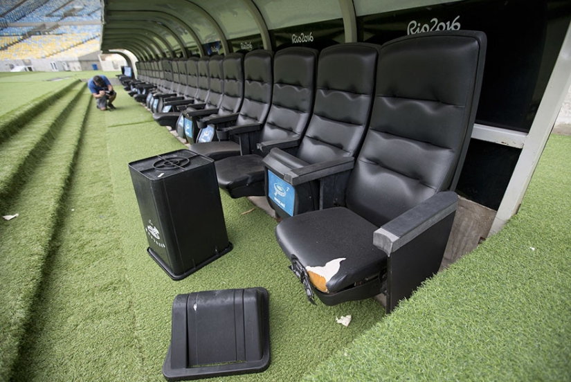 The Olympic Park in Rio has turned into trash