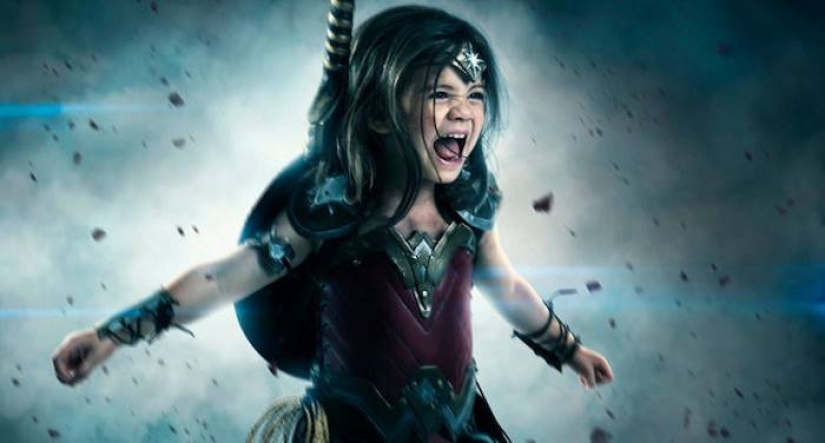 The photographer fulfilled the dream of a 3-year-old daughter and turned her into a real Wonder Woman The photographer fulfilled the dream of a 3-year-old daughter and turned her into a real Wonder Woman