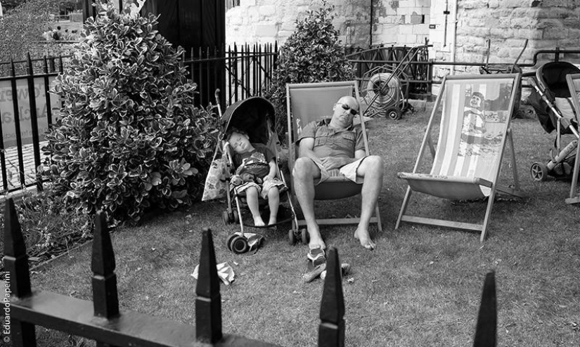 The sons in these photographs are the spitting image of fathers. And vice versa