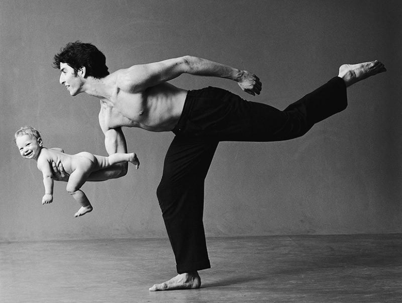 The sons in these photographs are the spitting image of fathers. And vice versa