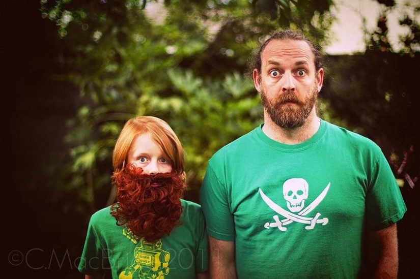 The sons in these photographs are the spitting image of fathers. And vice versa