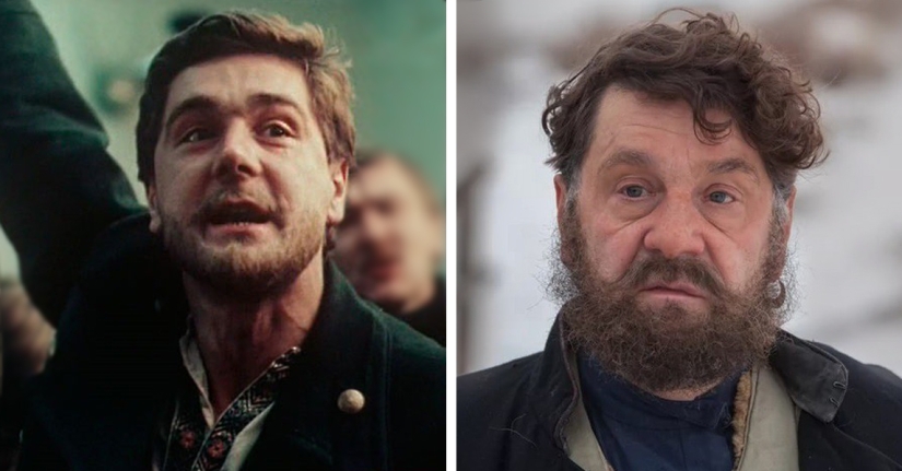 The stars of the Russian TV screen in their debut films and now