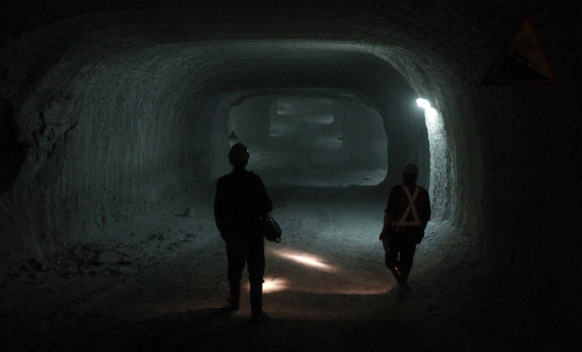 The strange beauty of the salt mines The strange beauty of the salt mines