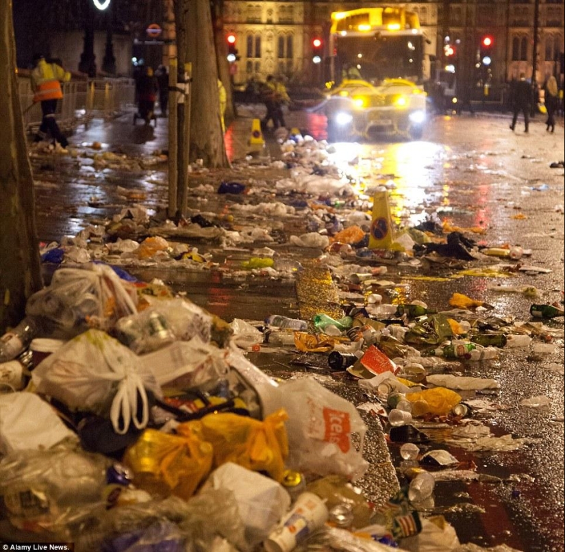 Their morals: how "prim" the British thumped on New Year's Eve