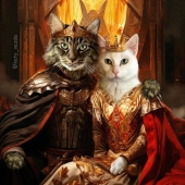 This Artist Swaps People In Classical Paintings With Cats (Part2)