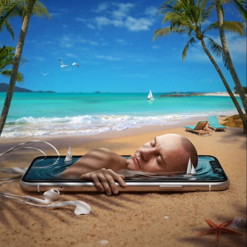 This Artist Uses His Photoshop Skills To Place Himself Into Surreal Worlds