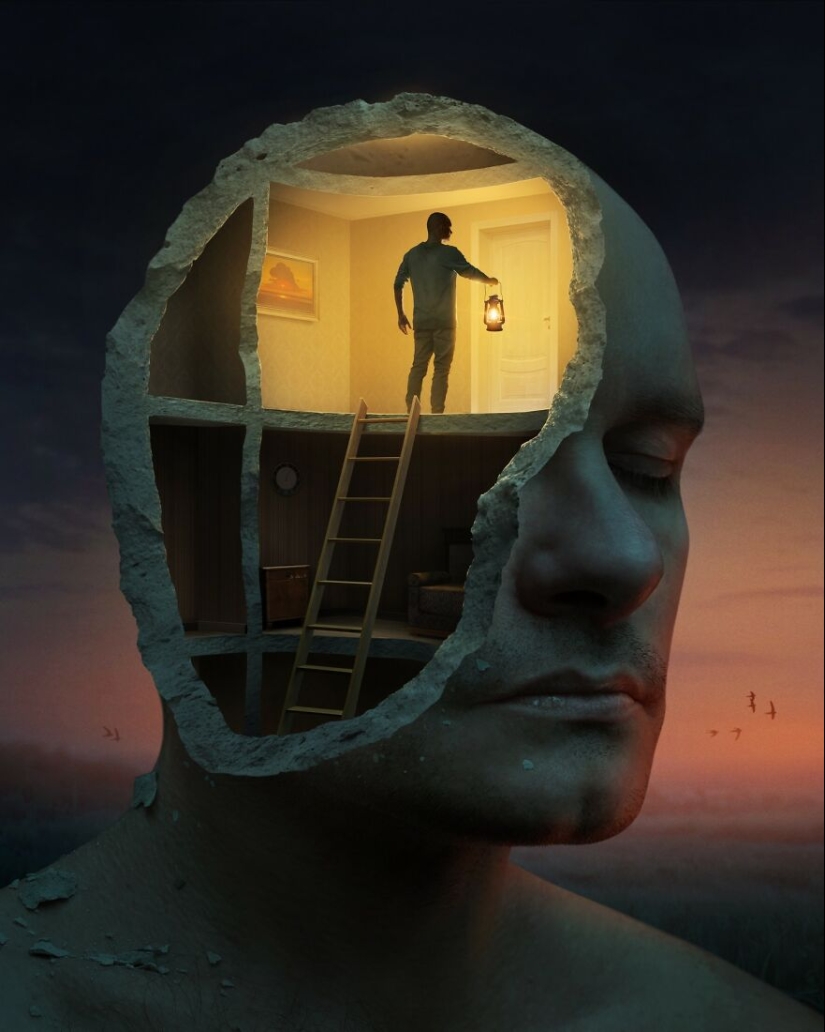 This Artist Uses His Photoshop Skills To Place Himself Into Surreal Worlds