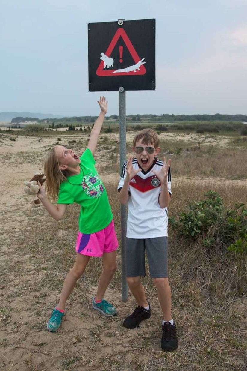 This family sold their house and cars to travel around the world.