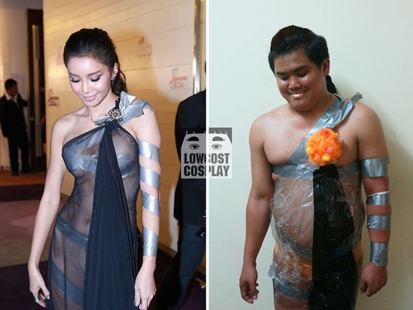 This guy does cosplay cheap, angrily and from improvised materials