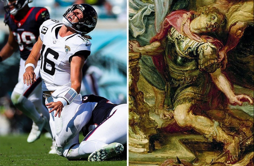 This Instagram Account Is Turning Heads With Its Quirky Comparisons Of Athletes And Artworks