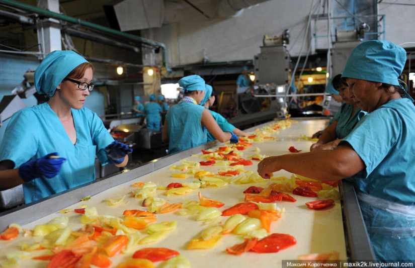 This is how canned goods are made.