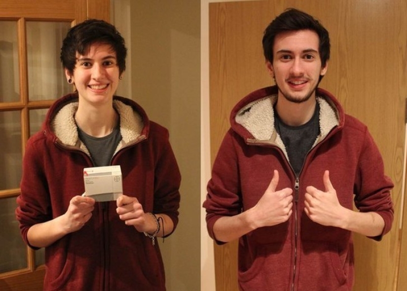This transgender guy took a selfie every day for three years to show how his face was changing