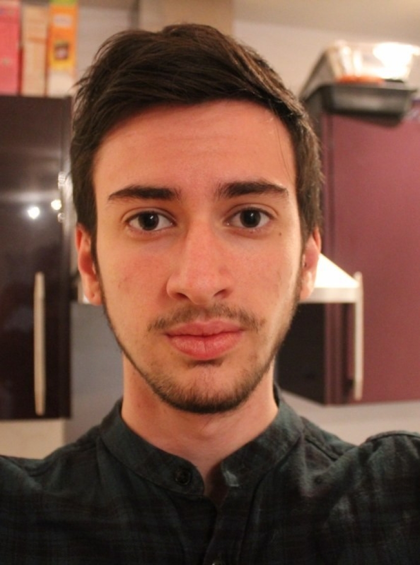 This transgender guy took a selfie every day for three years to show how his face was changing